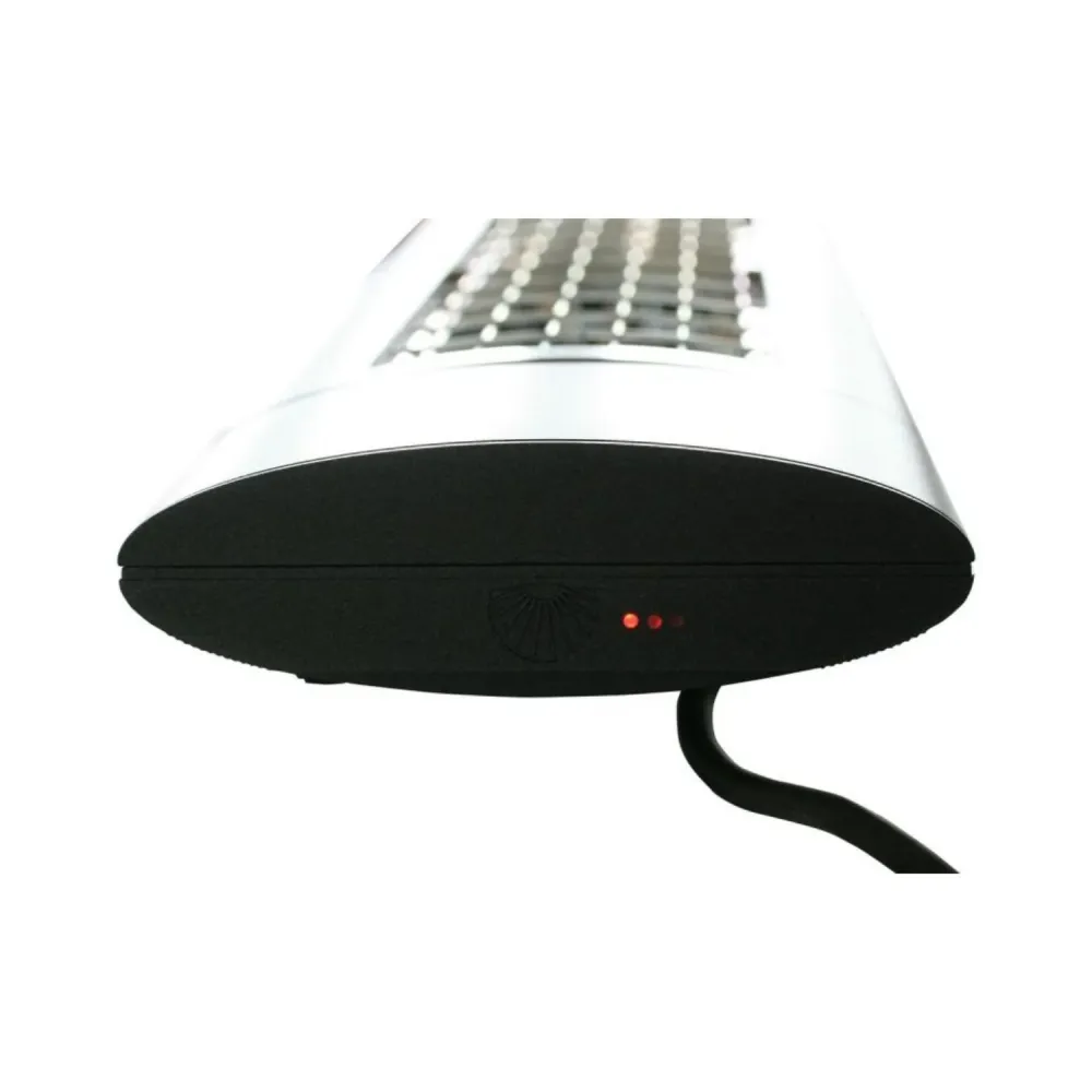 Solamagic Chauffage de terrasse D2 ARC radiateur foncé 2000W Blanc 86,6x20x9,2 cm