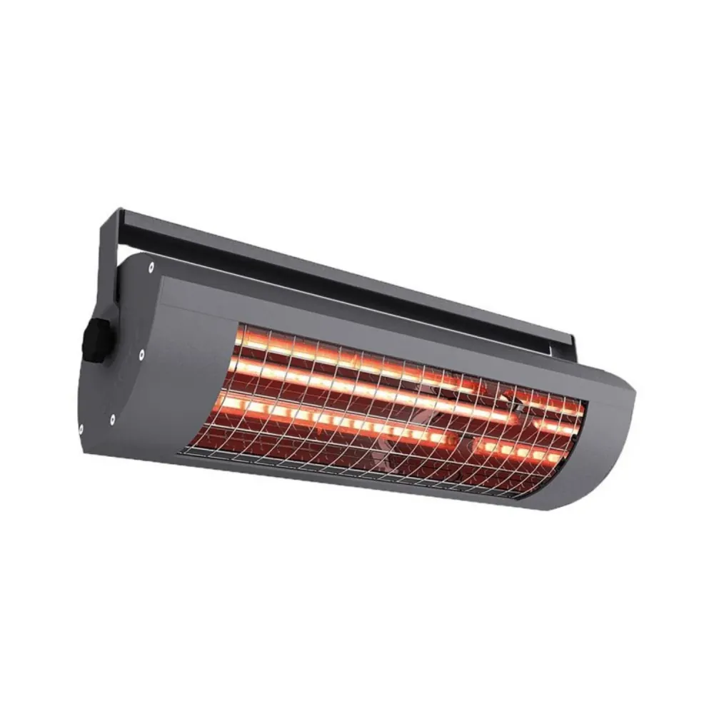 Solamagic Chauffage de terrasse ECO+ 1400W Nano-Anthracite 48,3 x 14,4 x 11 cm