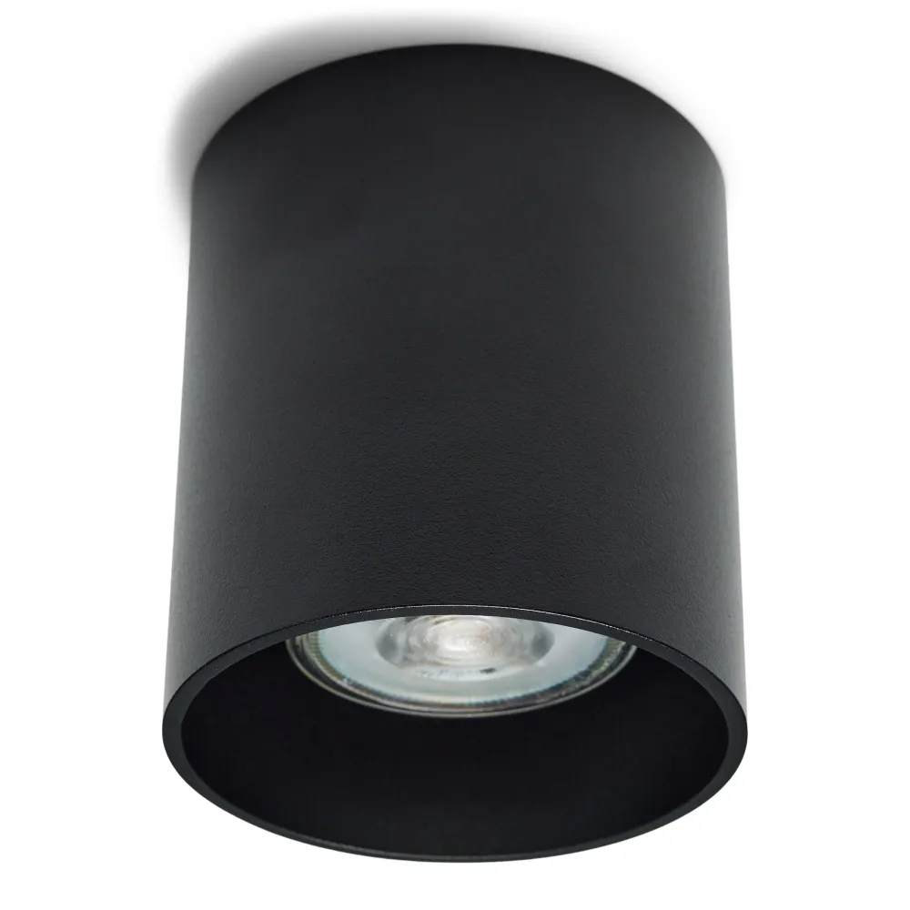 Spot de plafond anti-obscurité Tube GU10 1L D 8cm White Antidark