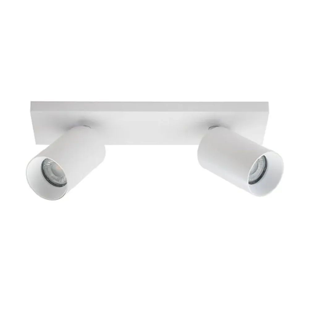 Spots de plafond Antidark SpotOn2 2L GU10 H 12,5 cm White