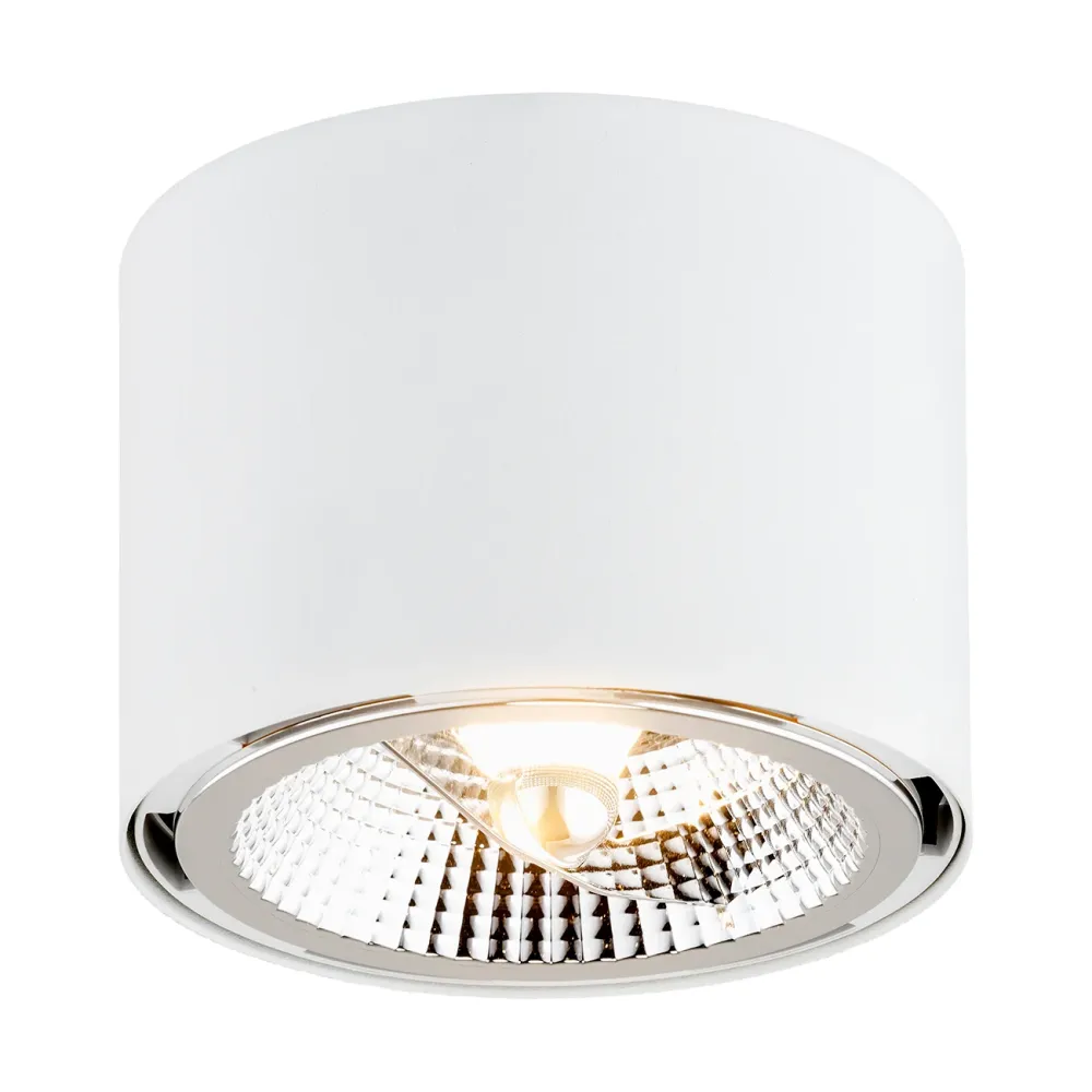 Spot de plafond Argon Cleveland 1L GU10 H 8,5 cm White