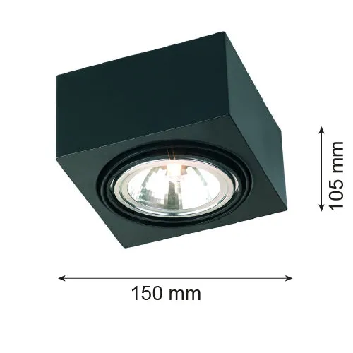 Spot de plafond Argon Rodos 1L G9 H 10,5 cm White