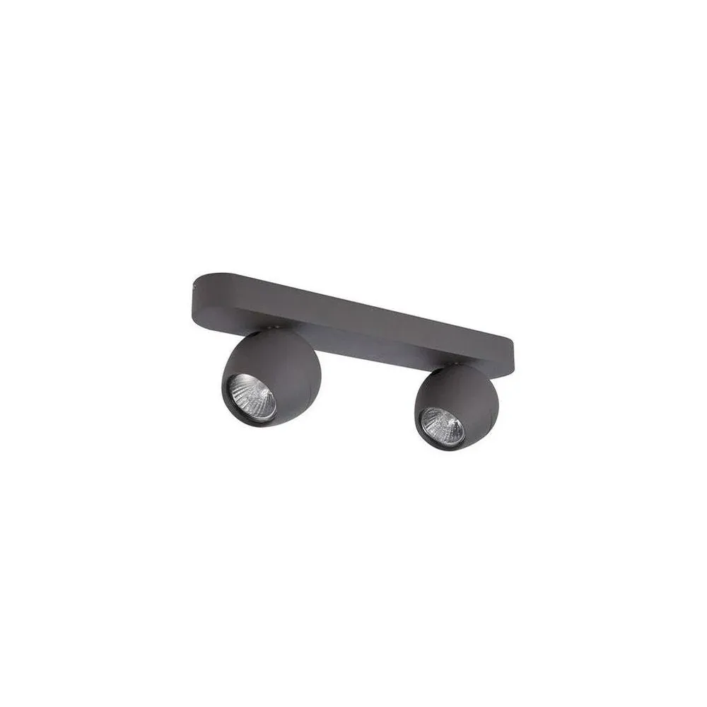 Spot Azzardo PERA 2L, gris sable, GU10