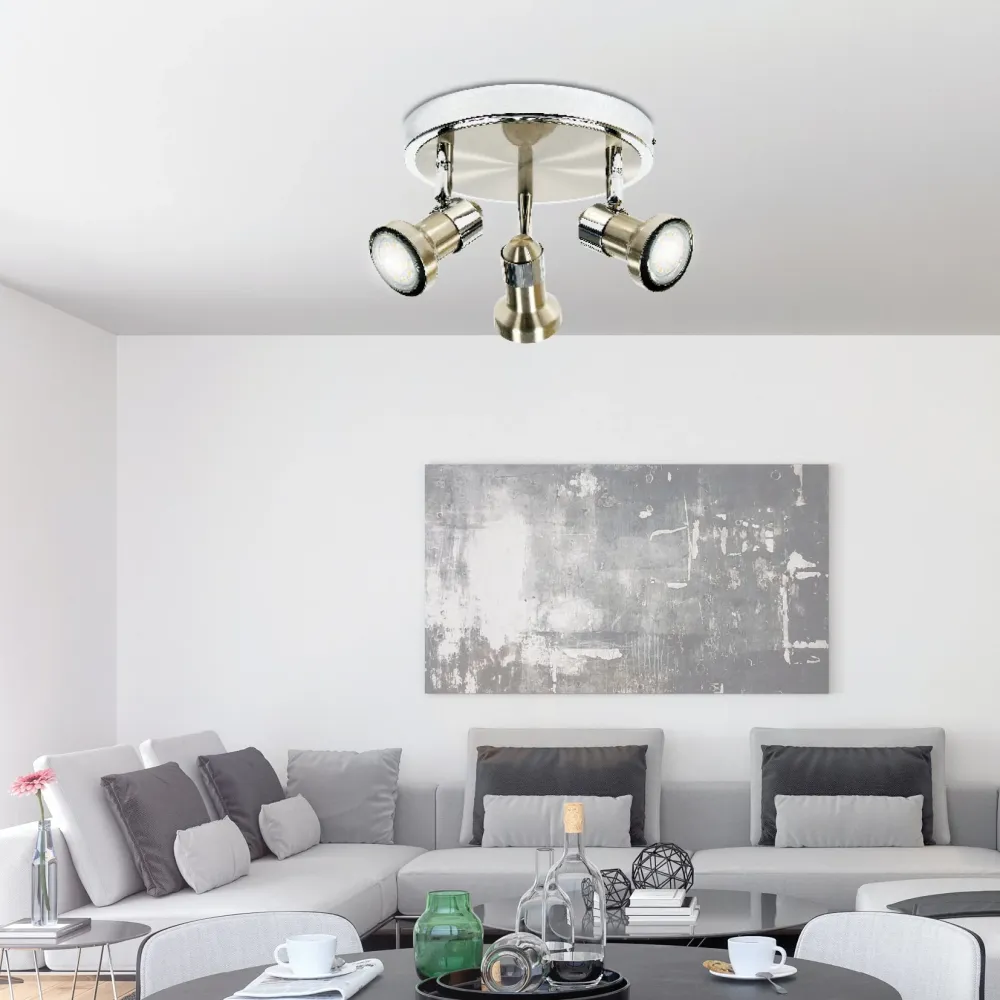 Spots de plafond Candellux Arkon 3L GU10 D 28cm