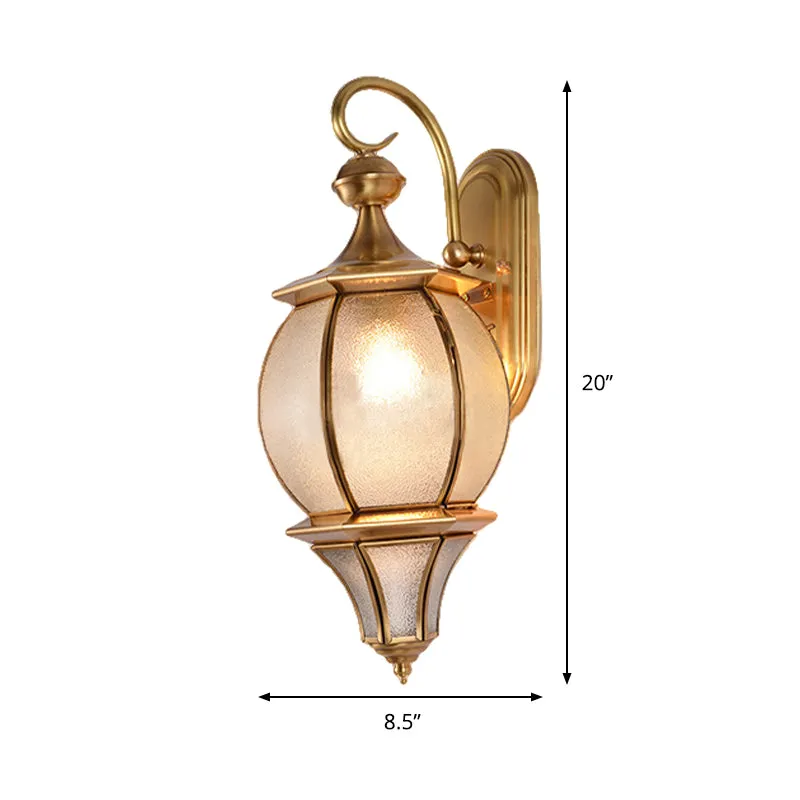 Applique murale en forme de larme dorée, style rétro, biseauté, métallique et verre d'eau, 1 ampoule Clearhalo