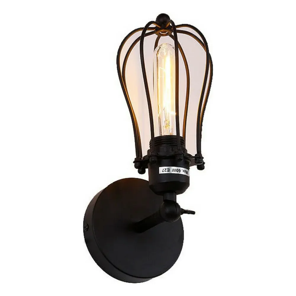 Applique Murale EDM 32105 Noir 60 W Vintage 220-240 V 11 x 16 x 32 cm EDM Product