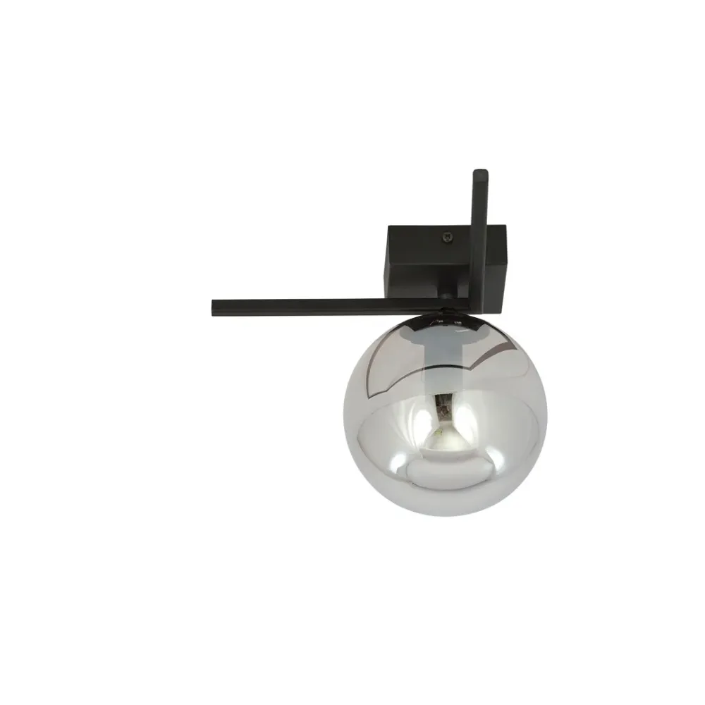 Plafonnier IMAGO 1L, D14 noir, E14 Emibig