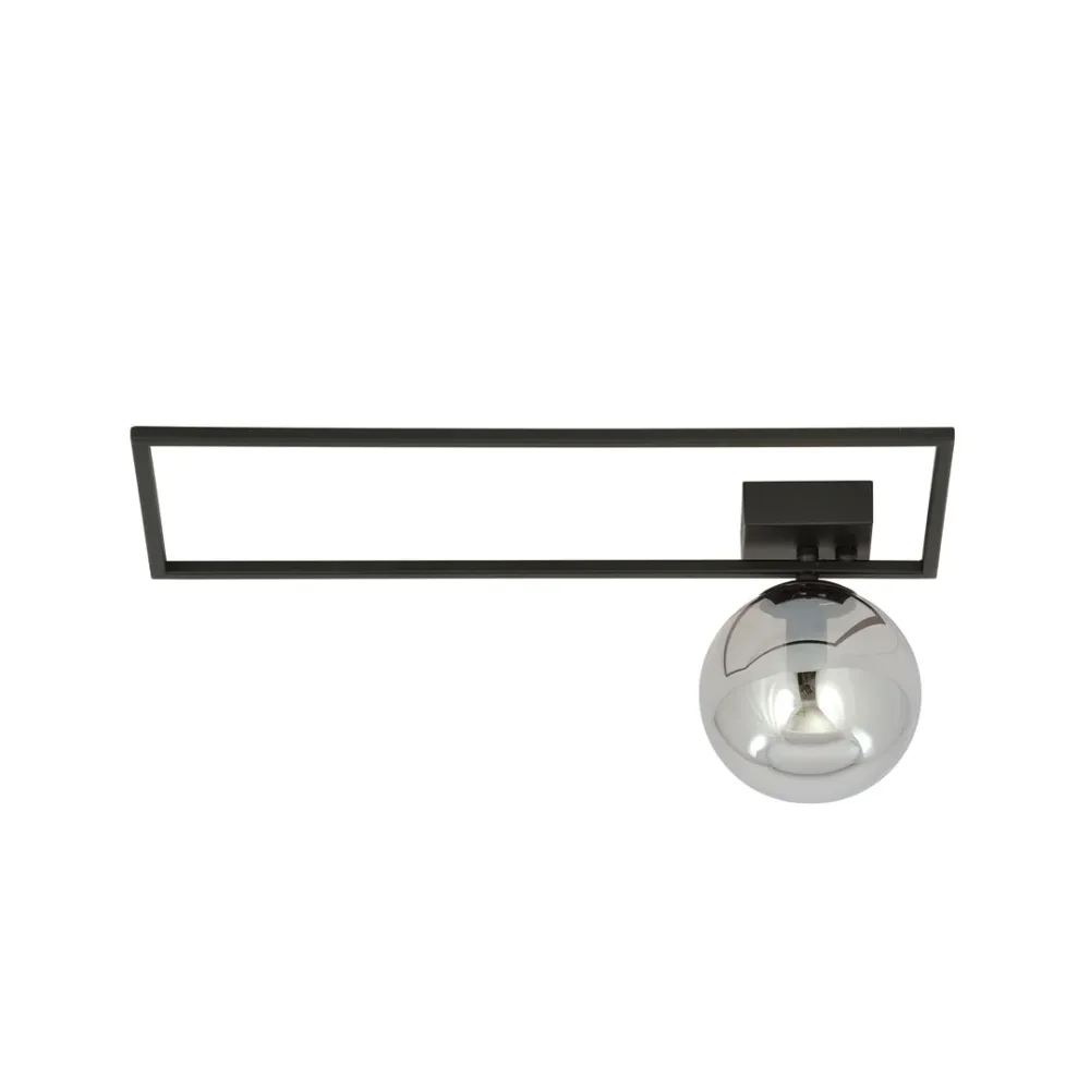 Plafonnier IMAGO 1L, D14 noir, E14 Emibig