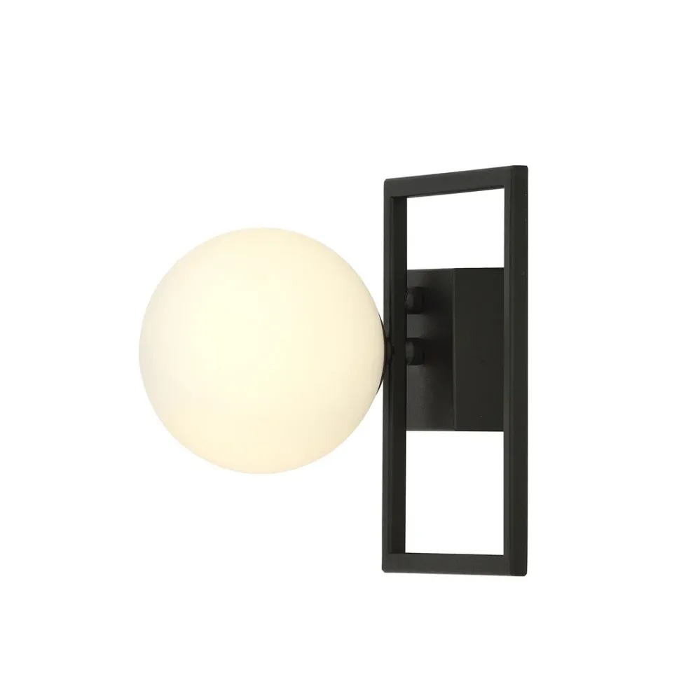 Plafonnier IMAGO 1L, D15 noir, E14 Emibig
