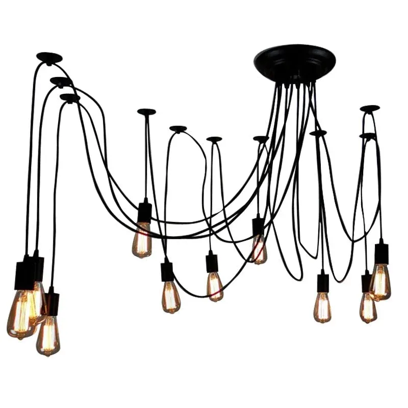 Ancienne suspension lampes usines vintages Éternel Vintage