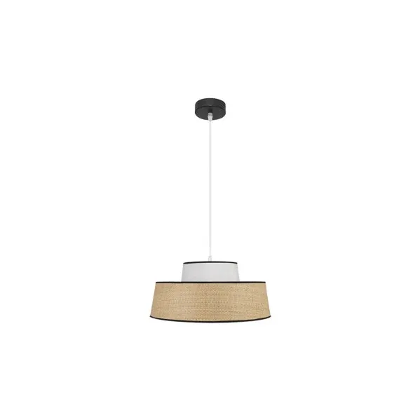 Fabrilamp plafonnier Jia naturel E27