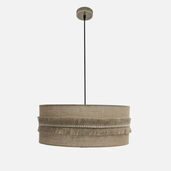 Suspension Fabrilamp Kala en métal E27