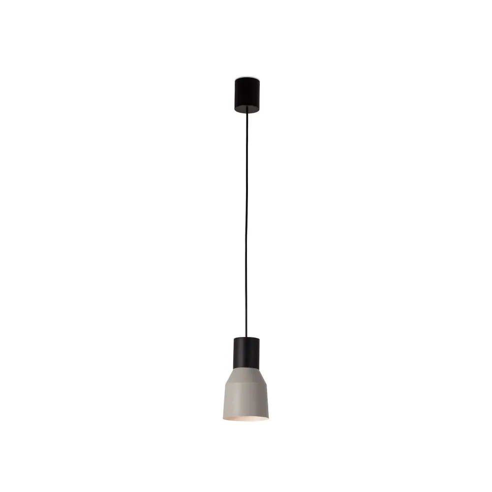 Applique murale d'appoint FARO Barcelona Kombo en acier noir mat E27 H 21,0 cm Grey