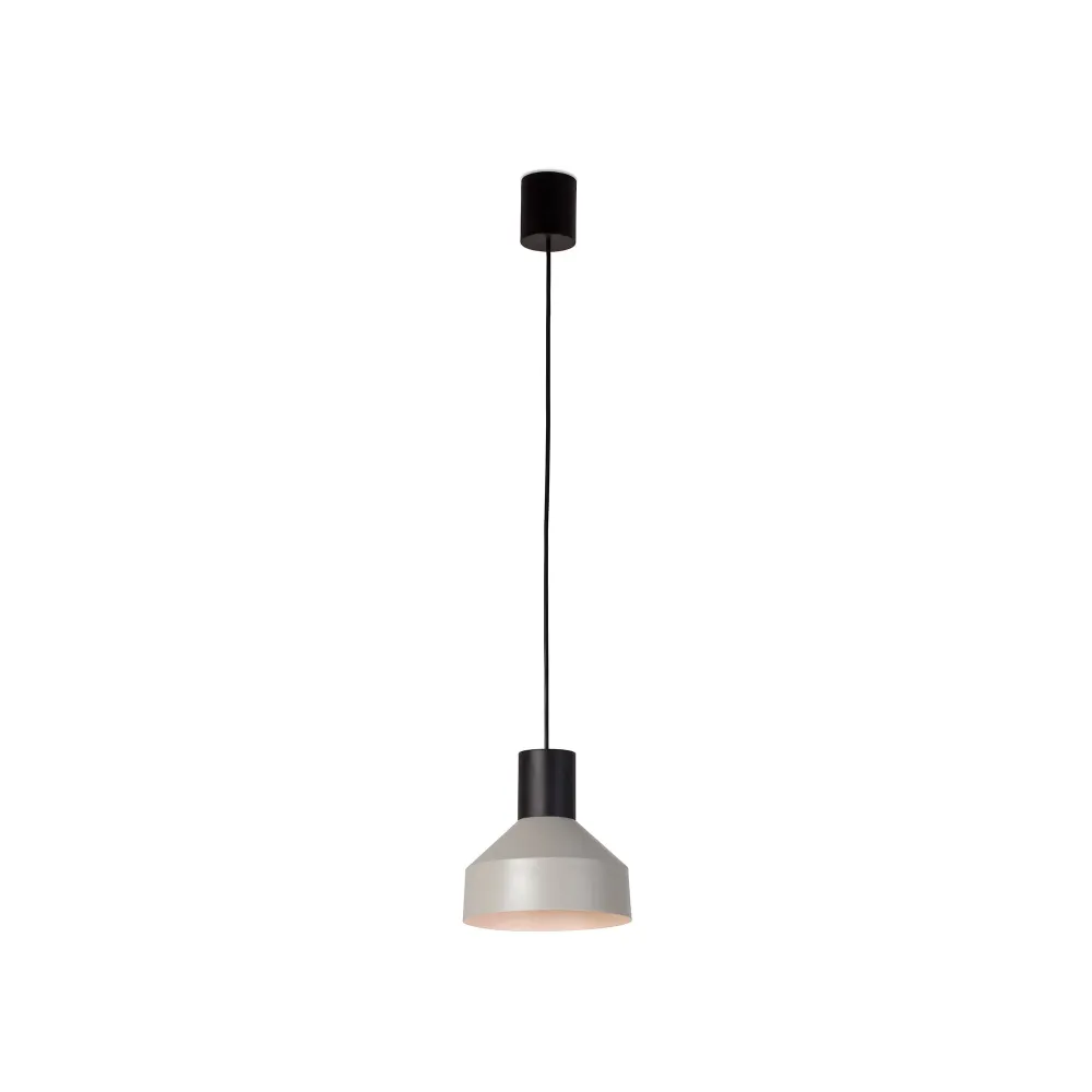 Applique murale d'appoint FARO Barcelona Kombo en acier noir mat E27 H 20,0 cm Grey