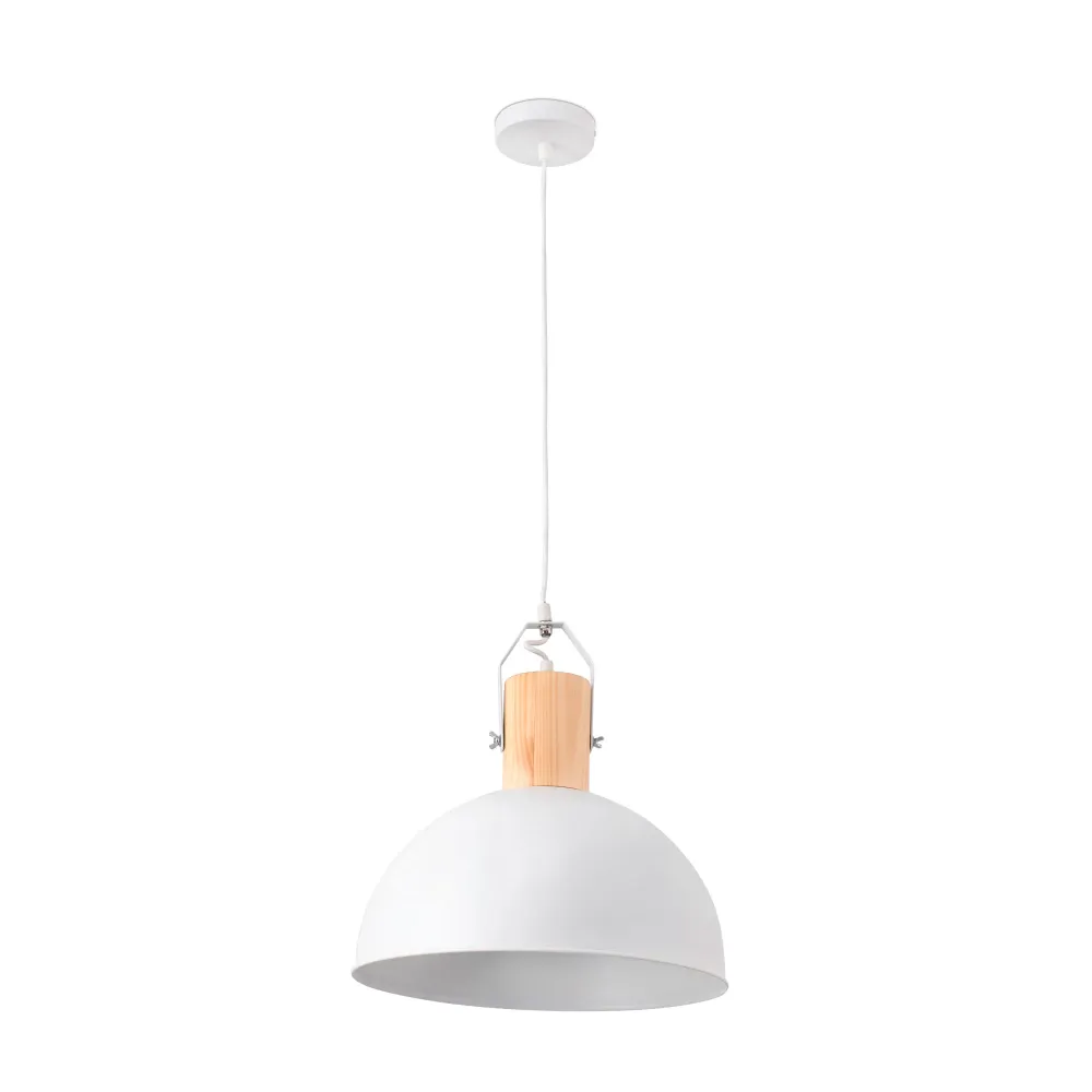 Applique murale décorative FARO Barcelona Margot, bois blanc mat, douille E27, hauteur 140 cm