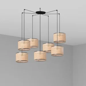 Applique murale FARO Barcelona Mambo, acier noir mat, douille E27, hauteur 500 cm