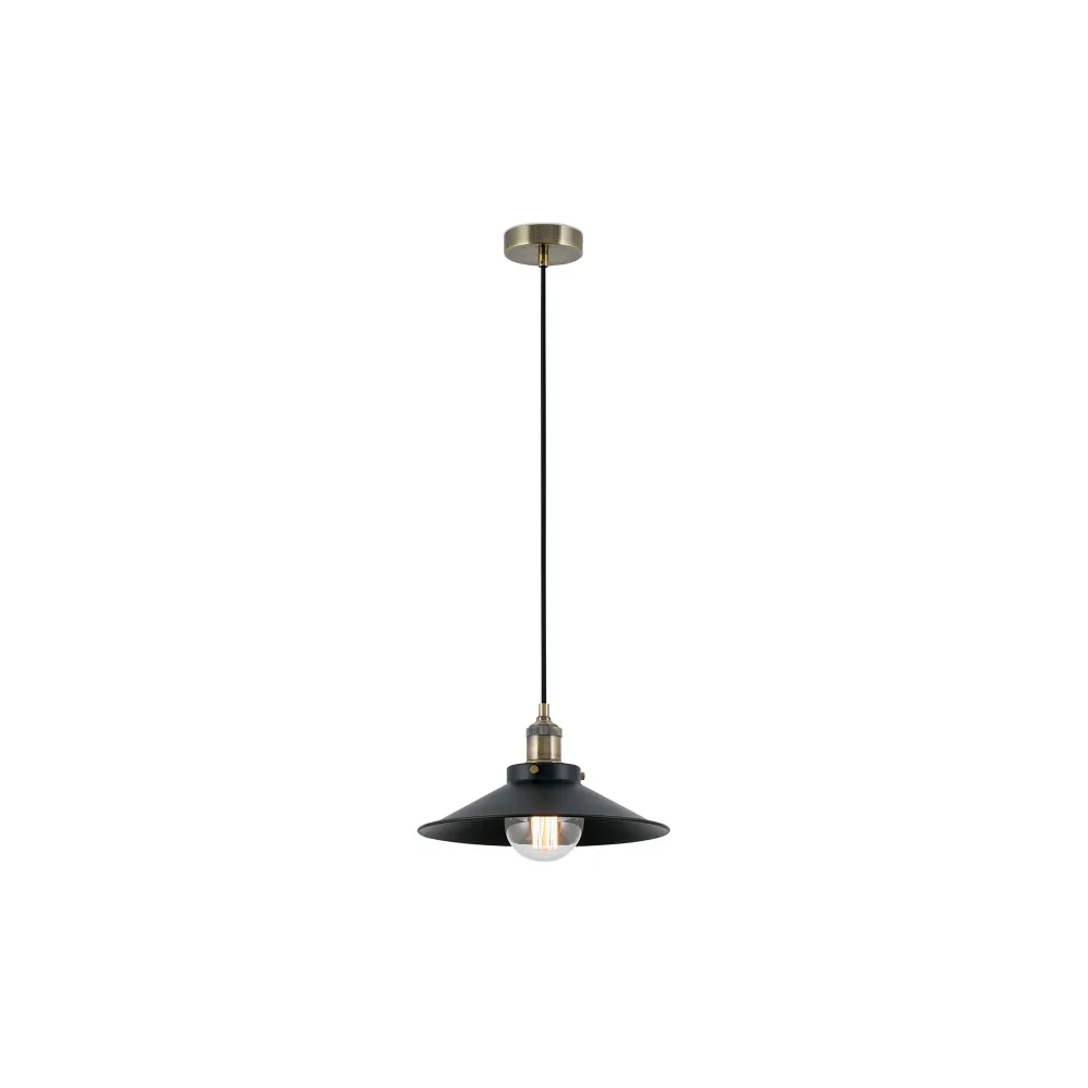 Applique murale FARO Barcelona Marlin, acier doré vieilli, douille E27, hauteur 225 cm