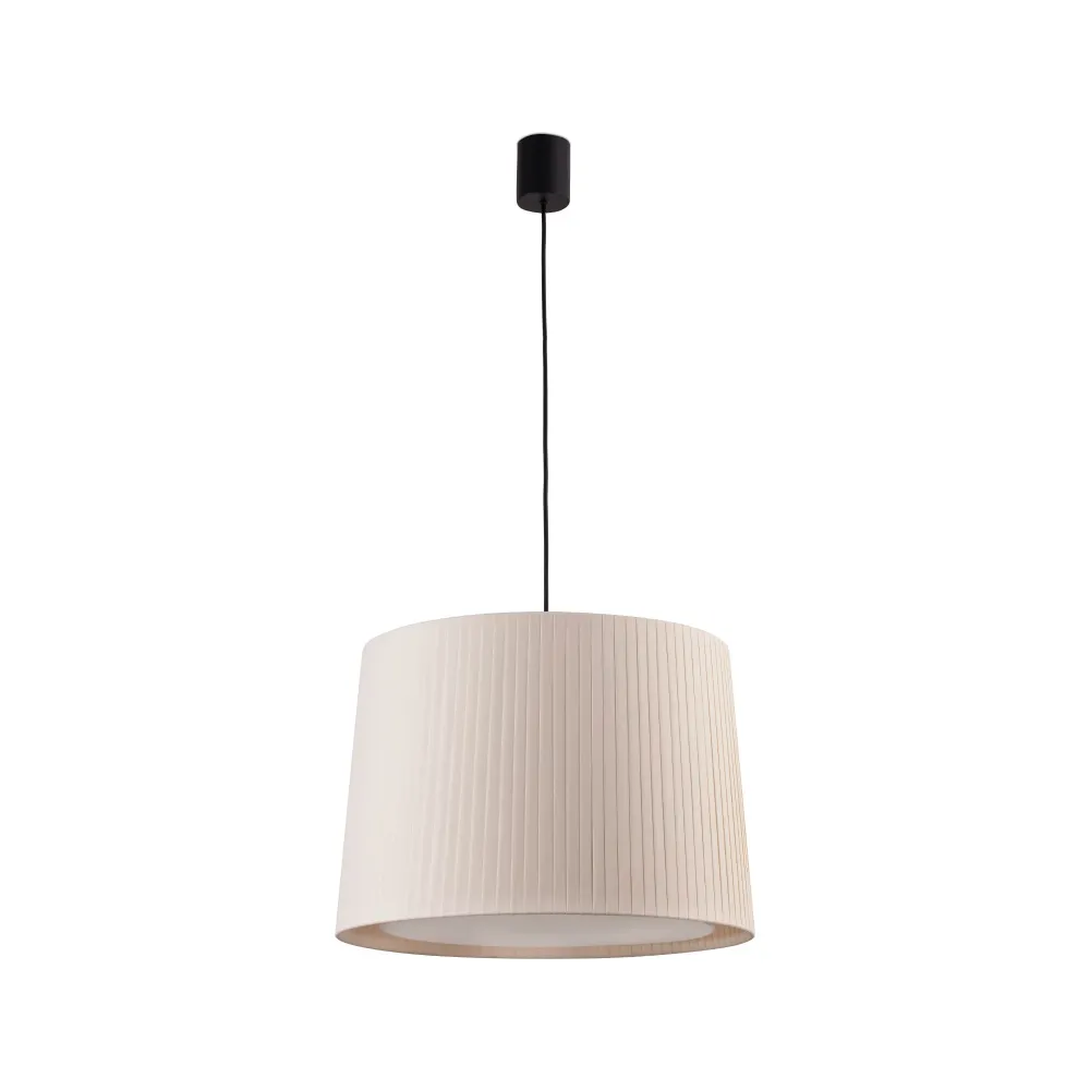 Applique murale FARO Barcelona Samba, acier noir mat, douille E27, hauteur 500 cm Beige