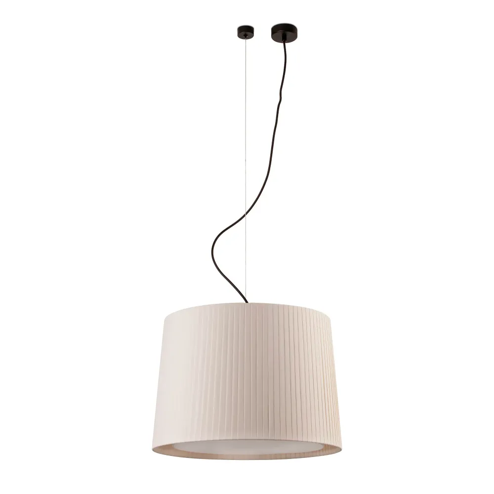 Applique murale FARO Barcelona Samba, acier noir mat, douille E27, hauteur 4,550,5 cm Beige