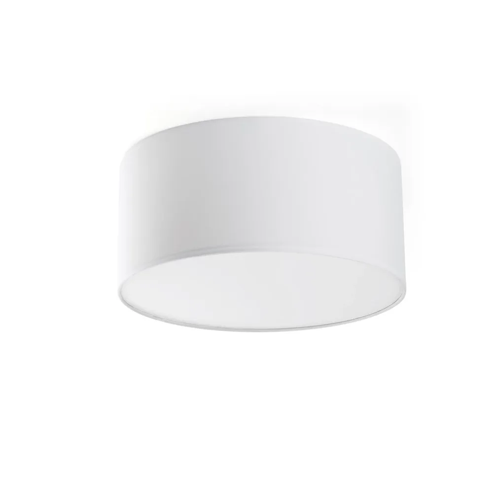 Applique murale FARO Barcelona Seven, acier blanc mat, douille E27, hauteur 18,5 cm