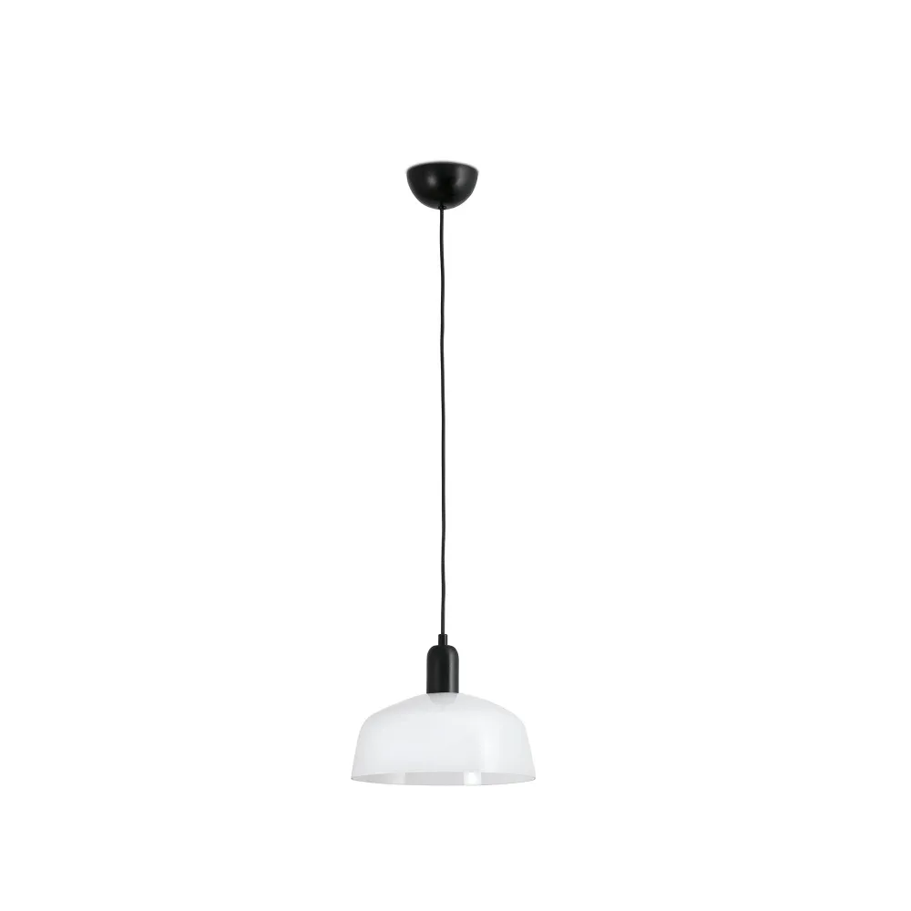Applique murale FARO Barcelona Tatawin, acier noir satiné, douille E27, hauteur 200 cm Opal