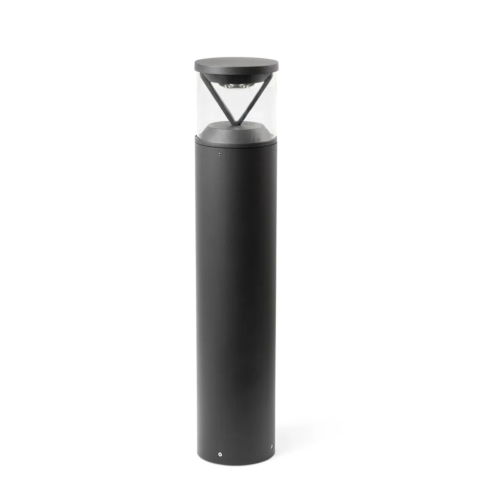 Lampadaire FARO Barcelona Rush en aluminium gris foncé, LED, hauteur 80 cm.