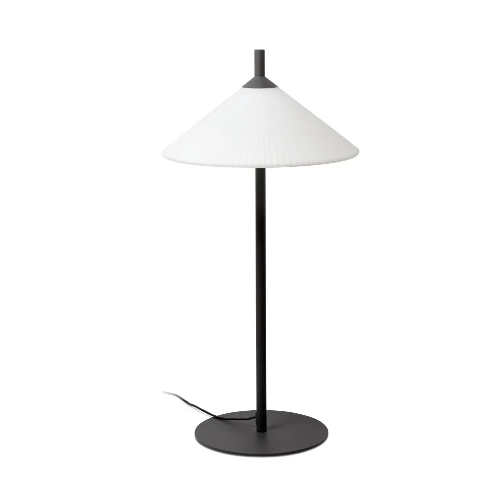 Lampadaire FARO Barcelona Saigon Out en aluminium gris foncé, douille E27, hauteur 115 cm