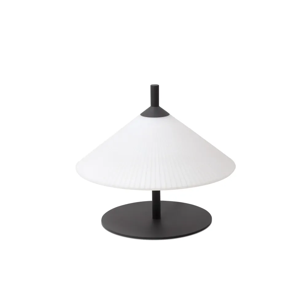 Lampadaire FARO Barcelona Saigon Out en aluminium gris foncé E27 H 30,0 cm