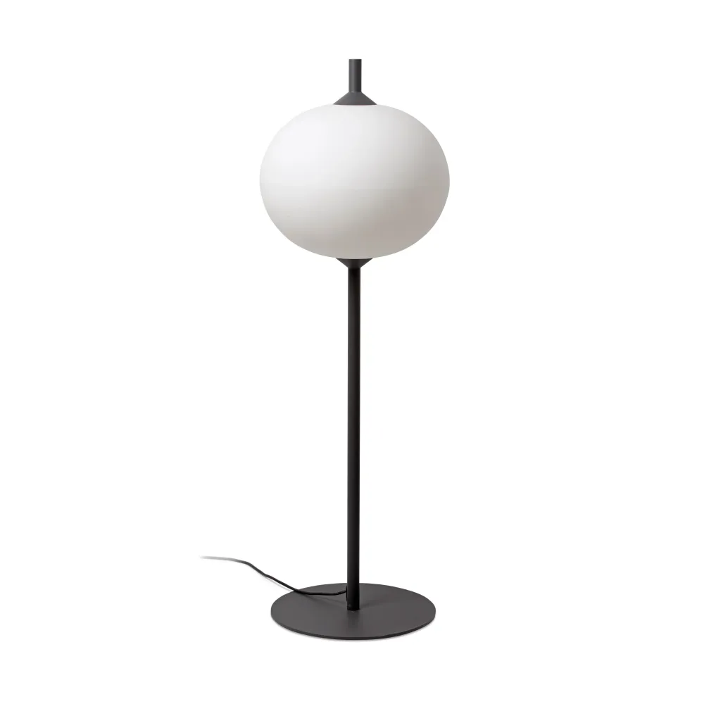 Lampadaire FARO Barcelona Saigon Out en aluminium gris foncé E27 H 130 cm