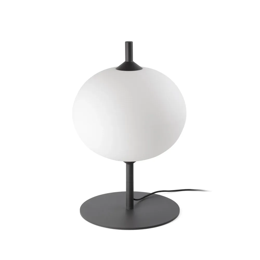 Lampadaire FARO Barcelona Saigon Out en aluminium gris foncé, douille E27, hauteur 67 cm