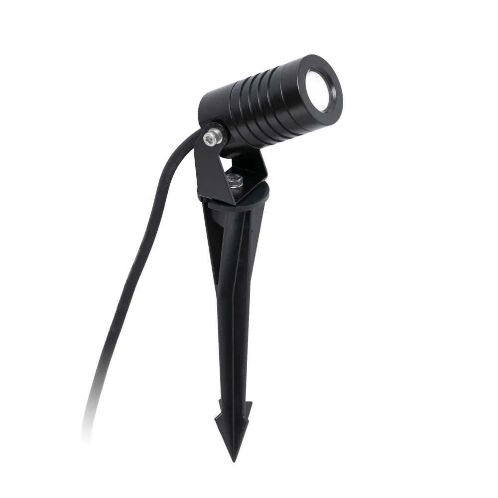 Projecteur FARO Barcelona Balder en aluminium noir mat LED H 28,0 cm