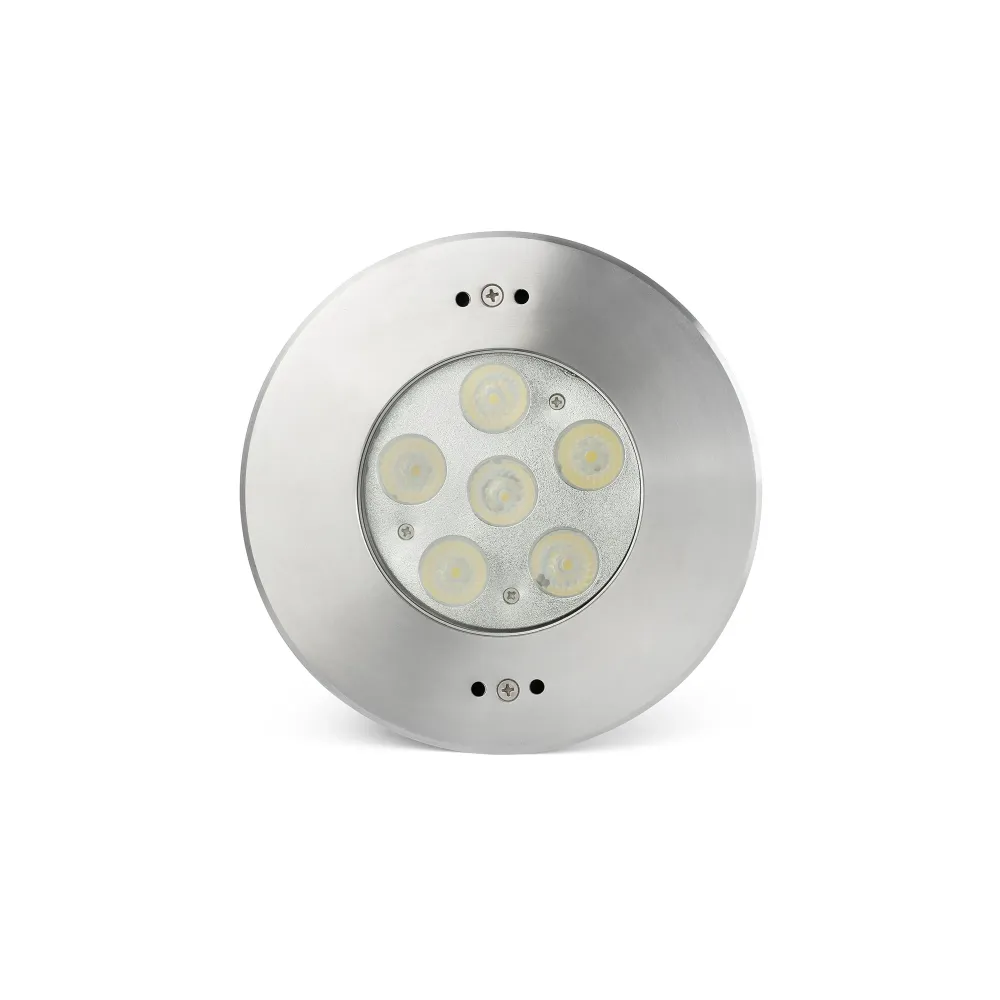 Projecteur FARO Barcelona Edel en acier inoxydable satiné, LED H 18,0 cm