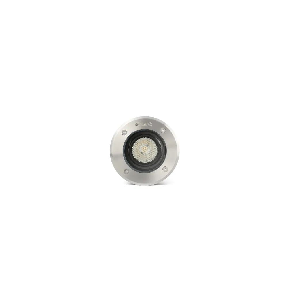 Projecteur FARO Barcelona Geiser en acier inoxydable satiné, LED H 13,5 cm