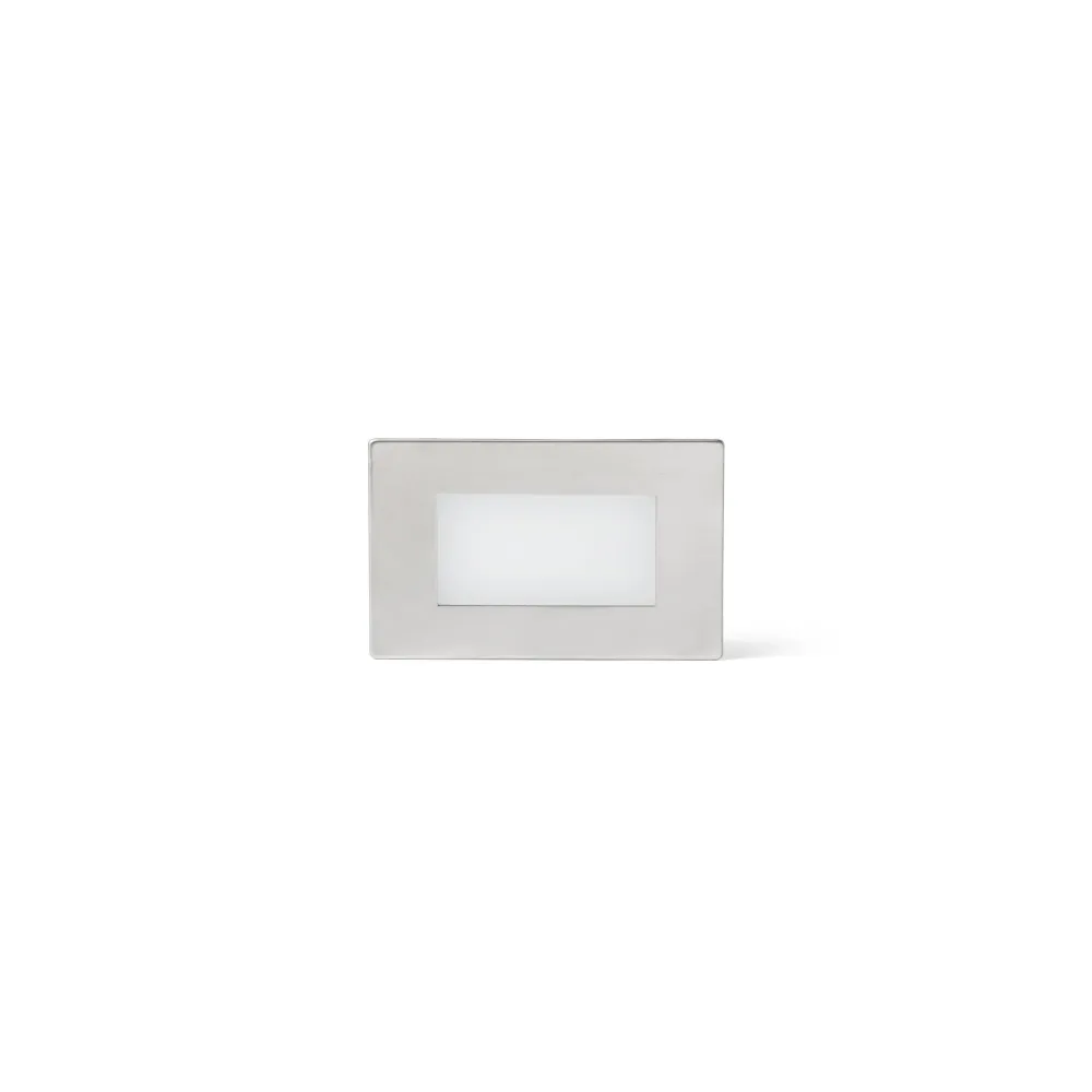 Projecteur FARO Barcelona Gron en acier inoxydable nickel satiné LED H 6,5 cm
