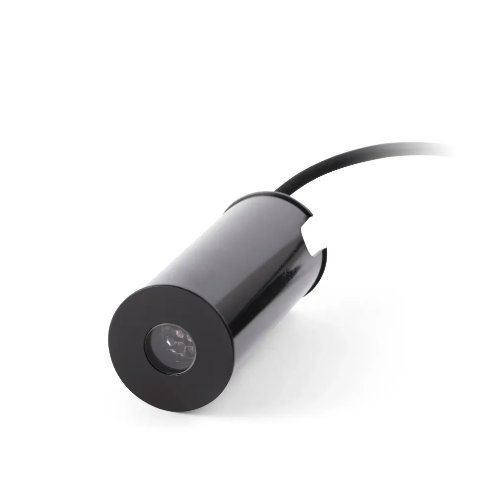 Projecteur FARO Barcelona Grund en acier inoxydable anodisé noir, LED H 9,0 cm