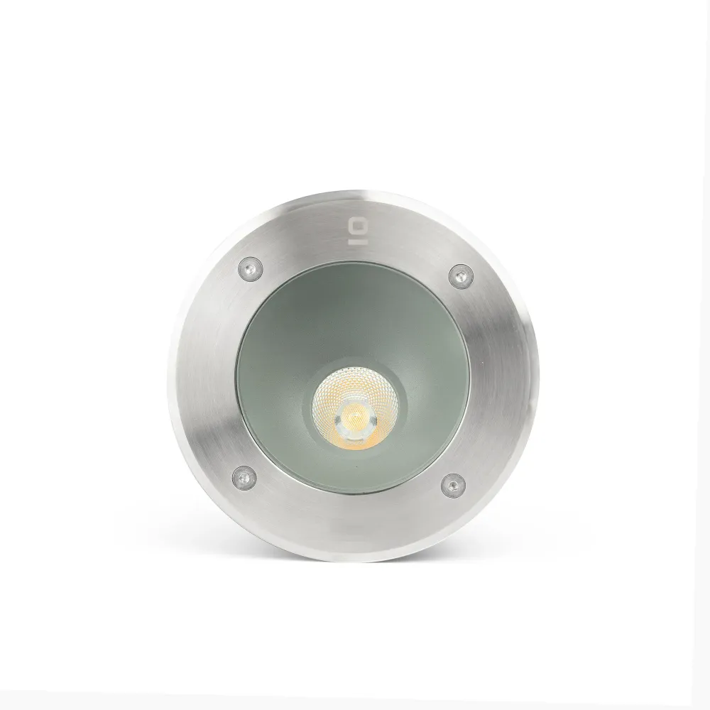 Projecteur FARO Barcelona Salt en acier inoxydable satiné, LED H 12,2 cm
