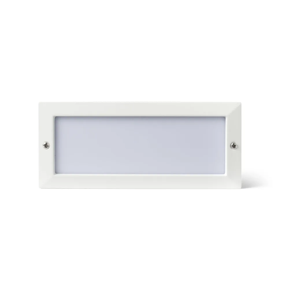 Projecteur FARO Barcelona Stripe en aluminium blanc mat LED H 10,0 cm