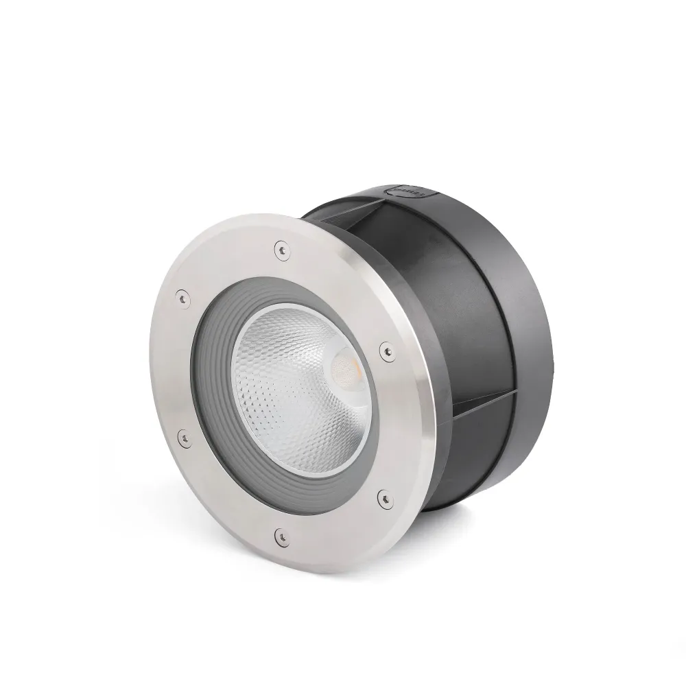 Projecteur FARO Barcelona Suria en acier inoxydable satiné, LED H 12,0 cm