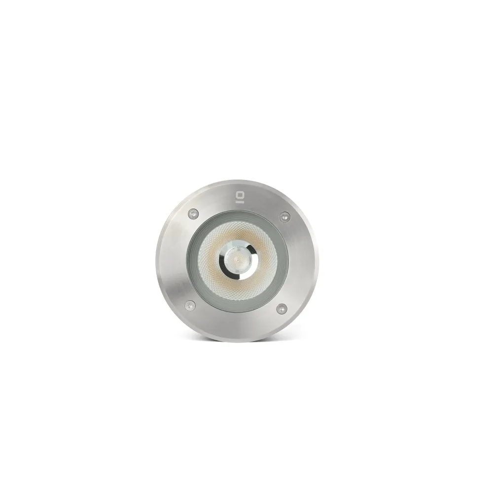 Projecteur FARO Barcelona Suria en acier inoxydable satiné, LED H 11,0 cm
