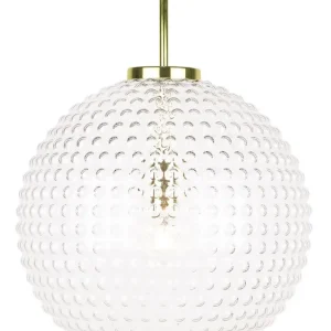 Globen Ligthing Printemps XL Pendentif, E27, Clair/laiton
