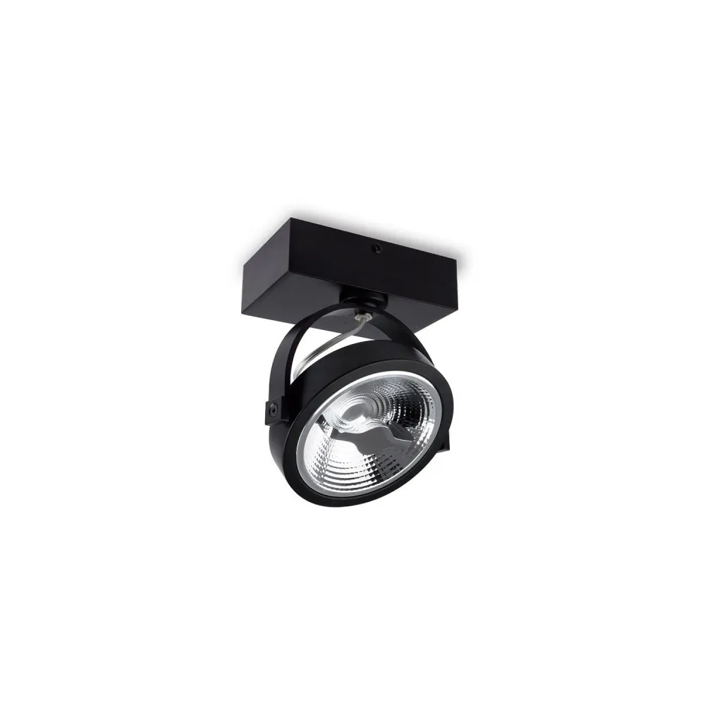 Projecteur Ineslam aluminium LED (COB) noir/blanc Black