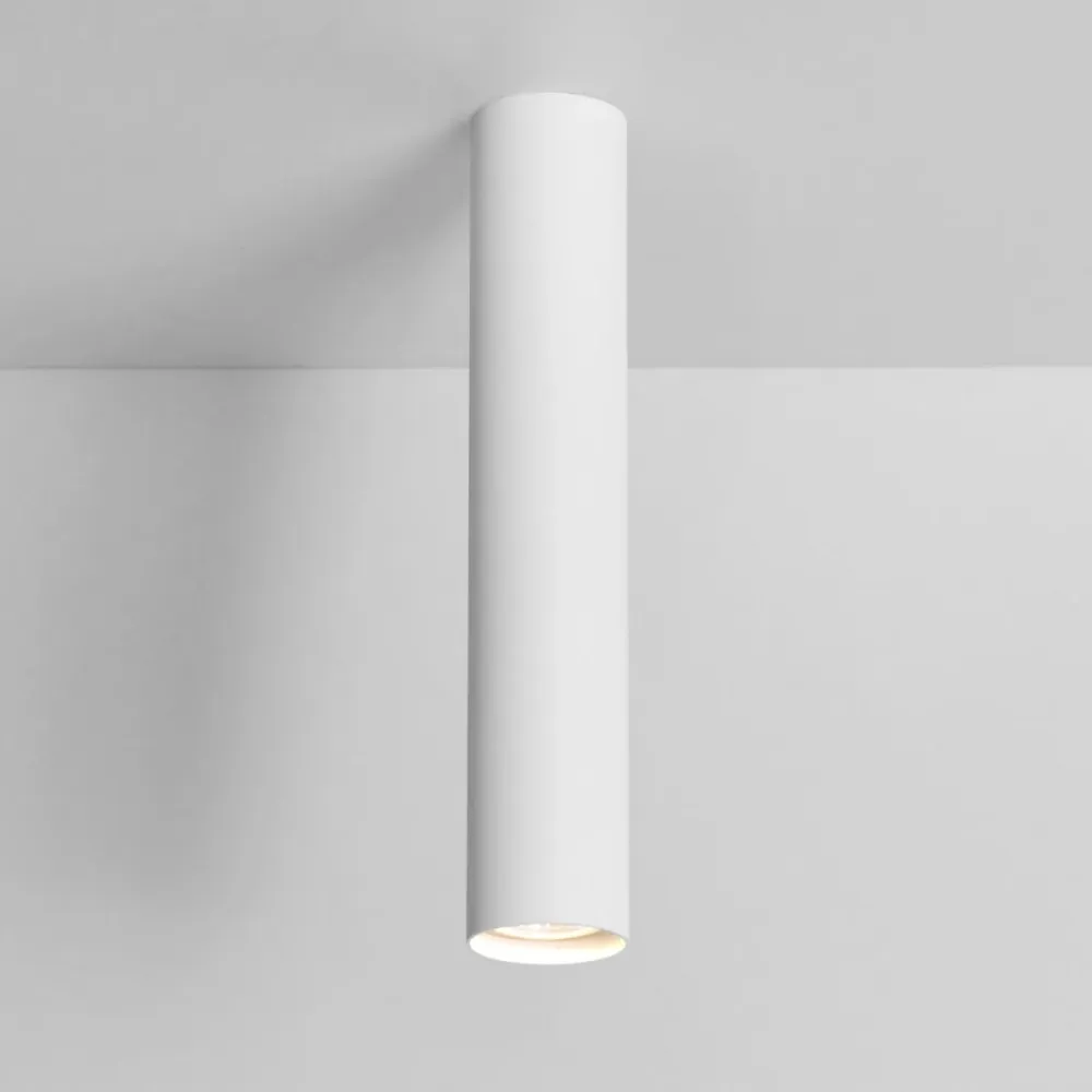 Spot de plafond Kaja Mile blanc 1L GU10 H 30,0 cm