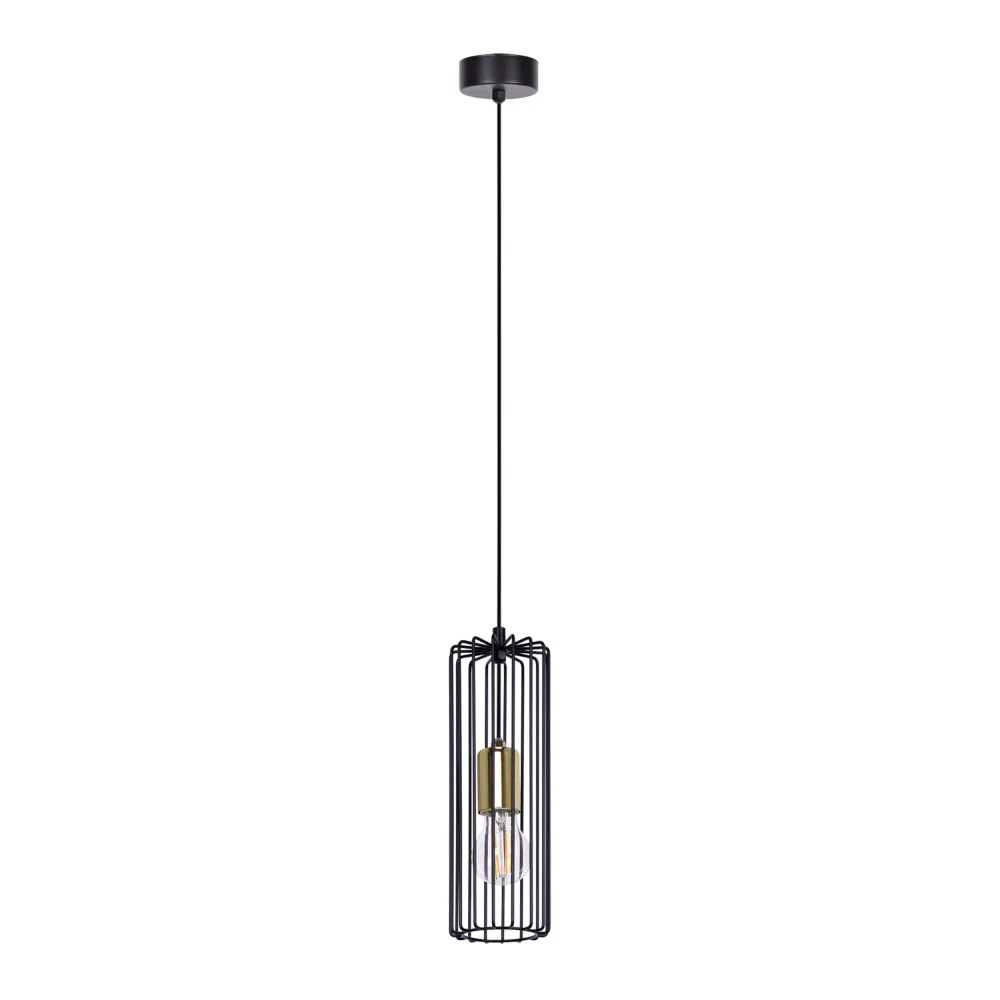 Suspension Kaja Gabia 1L, spot E27, hauteur 120 cm