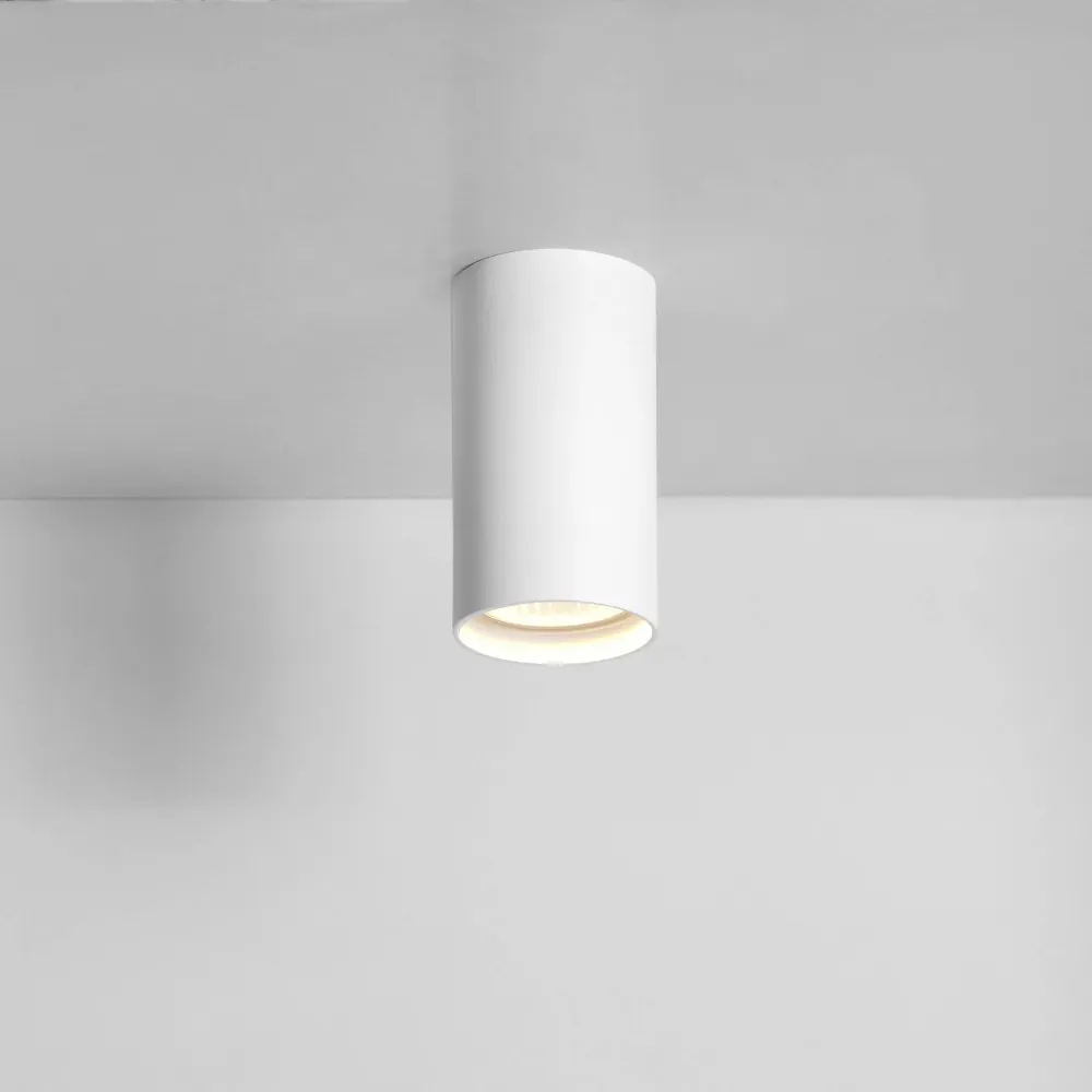 Suspension Kaja Mile blanche 1L, spot GU10, hauteur 10 cm