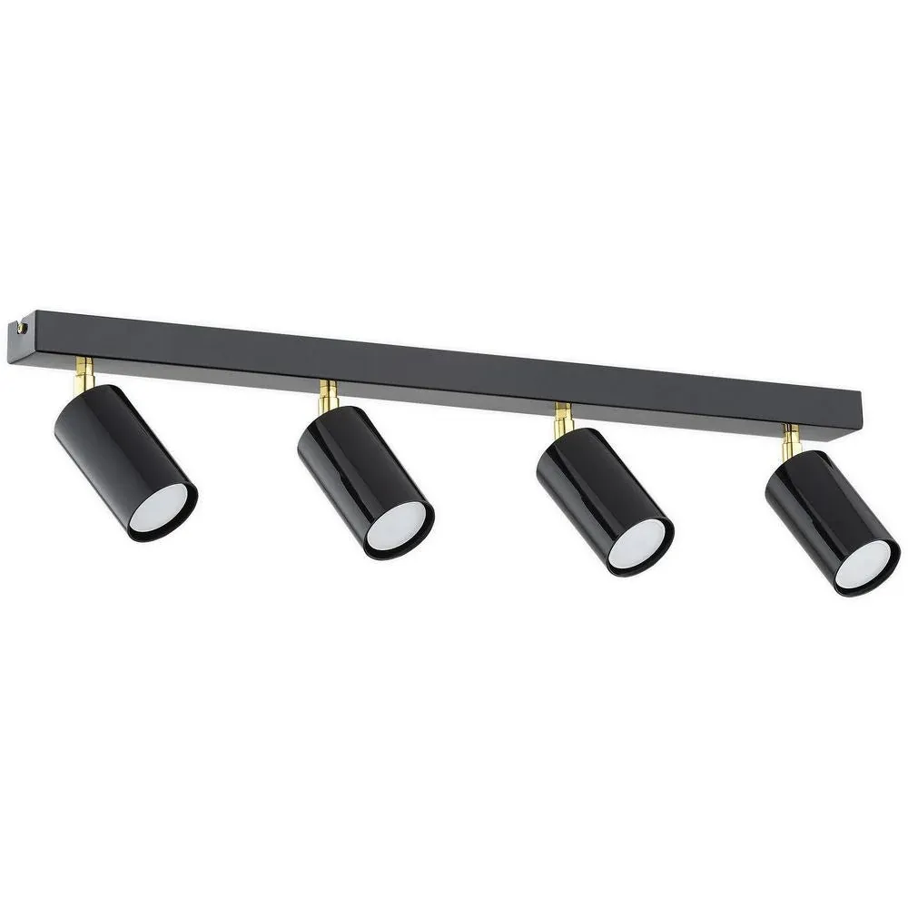 Spot Lemir Idun 4xGU10 acier Chrome