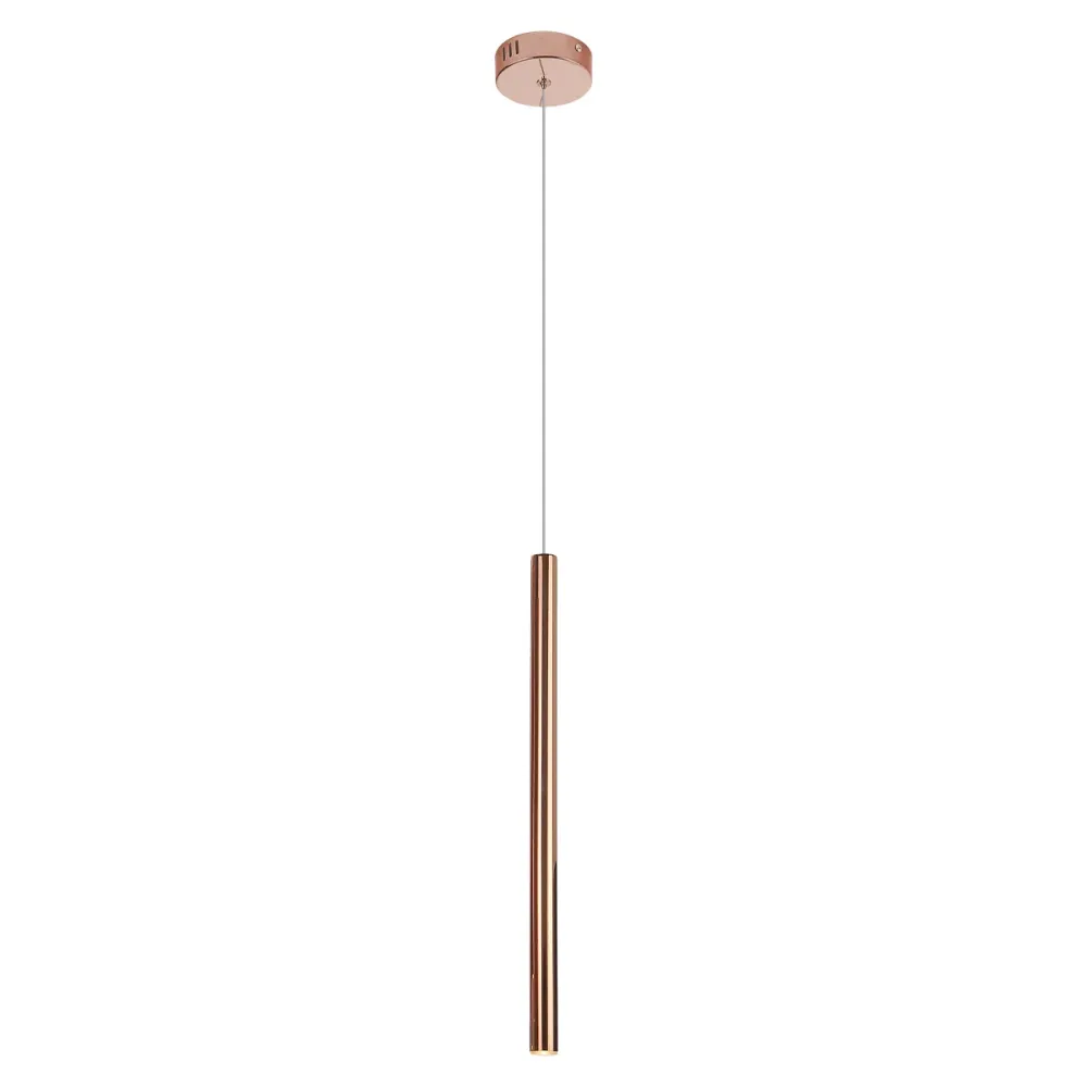 Spot suspendu LED Maxlight Organic 1L, diamètre 2,5 cm Copper