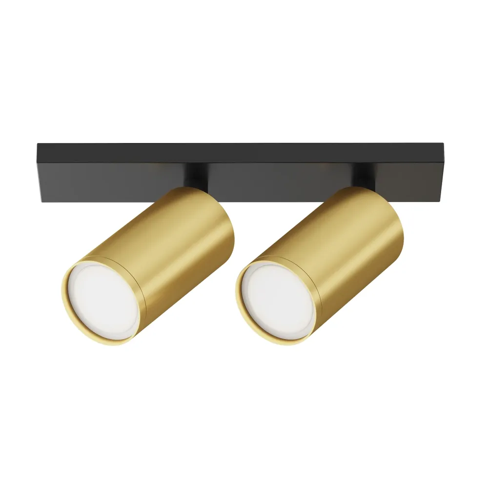 Spot de plafond Maytoni FOCUS S 2L GU10 H 12 cm Black