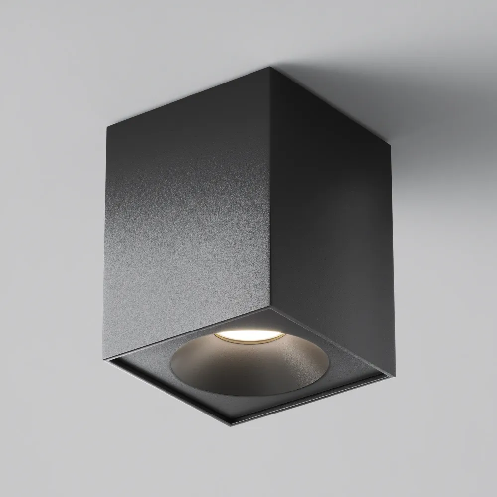 Spot de plafond Maytoni Zoom 1L, GU10 H 11,5 cm Black