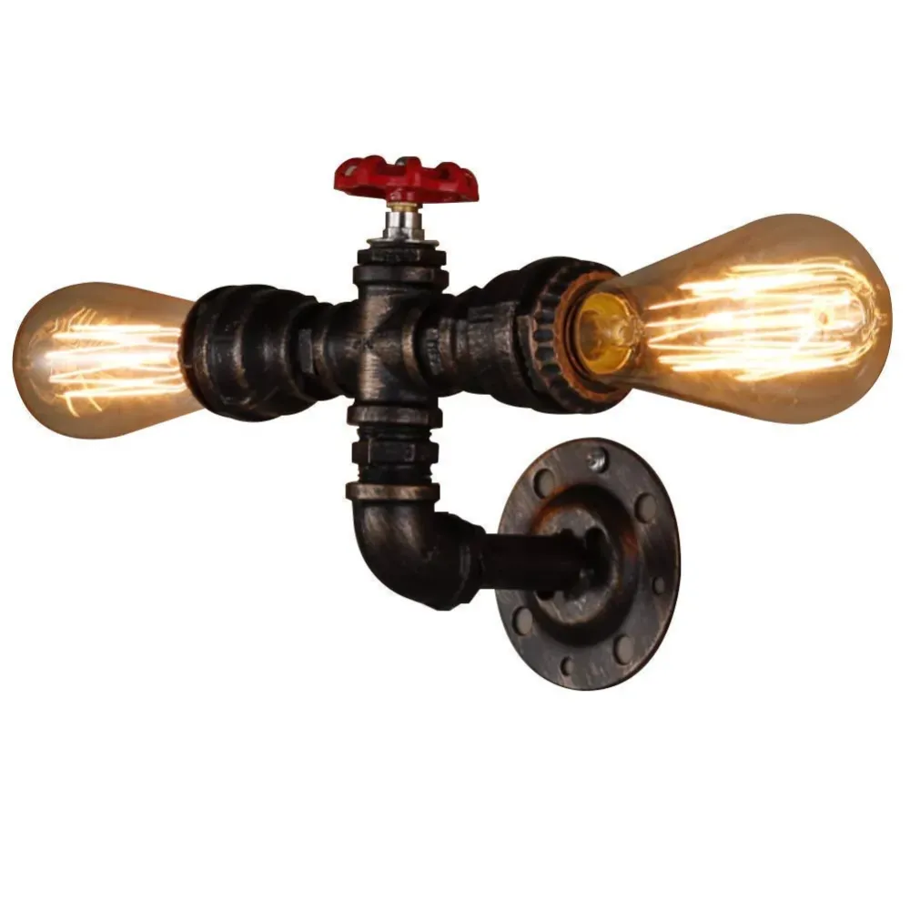 Applique Industrielle Applique Murale Vintage Lampe Industrielle Applique Retro pour Maison de Champagne Café Loft Cuisine...
