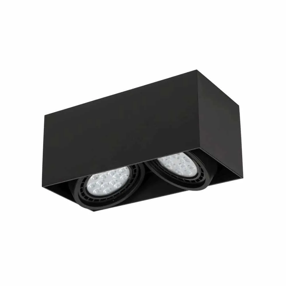 Spot de plafond Orlicki Design Cardi 2L GU10 H 12 cm Black